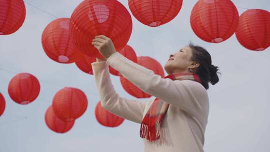 【合集】喜庆年味红灯笼过年过节