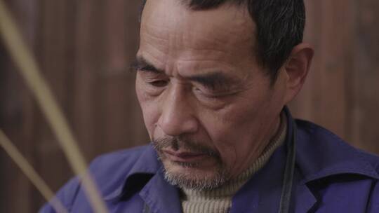 竹编手艺人00095817