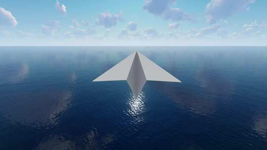 纸飞机飞过 梦想未来 奋斗励志视频素材模板下载