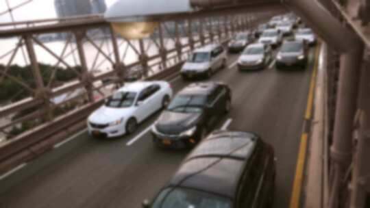 汽车，交通，纽约，布鲁克林大桥