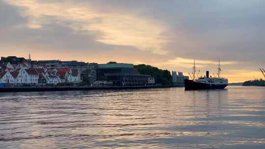 挪威斯塔万格航拍2视频素材模板下载