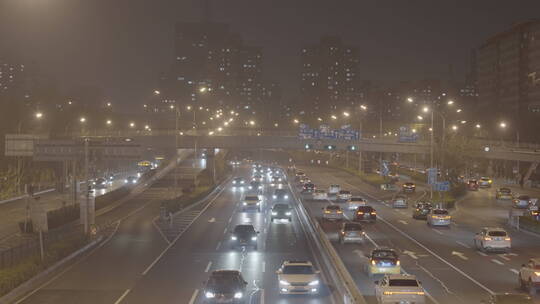 城市夜晚空镜