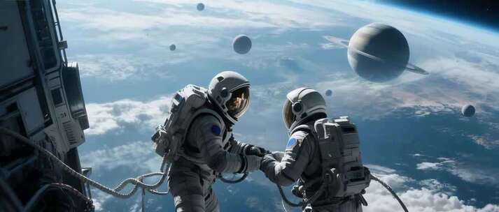 科技智能互联 AI 人工智能 宇航员