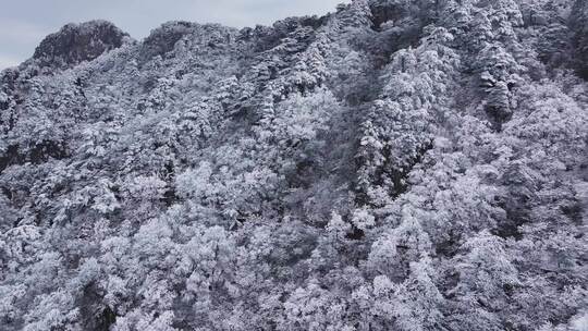 安徽黄山雪景视频素材模板下载