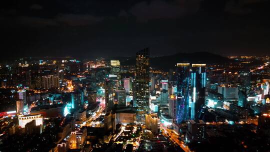 合集江苏无锡城市夜景4K航拍