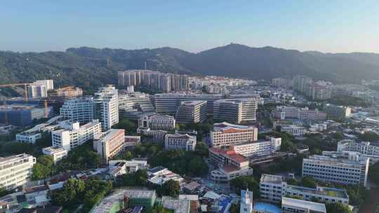 航拍福建厦门大学校园环境