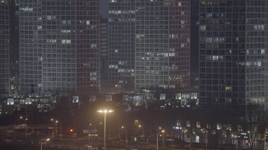 国贸夜景 城市夜景