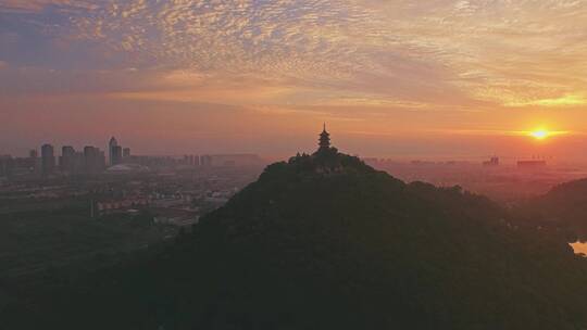 江苏南通狼山日出