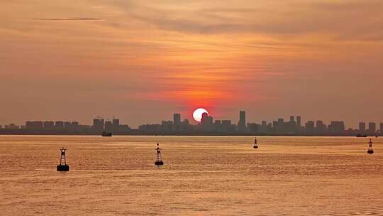 海口海上日落