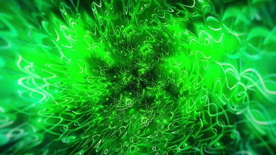 绿漩涡魔法物质视频素材模板下载
