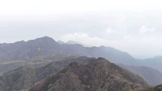 秦岭山脉秋季风景云海