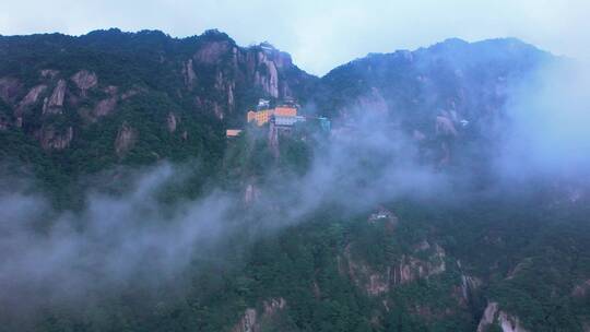 九华山观音峰禅寺航拍合集