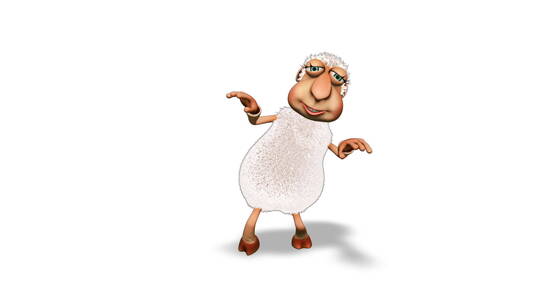 3D动画绵羊跳舞