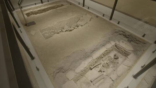 古人类墓葬LOG视频素材视频素材模板下载