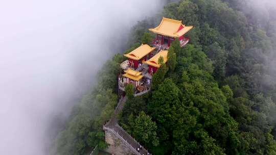 南五台山 钟南山 秦岭 云海 日出 云彩 蓝天