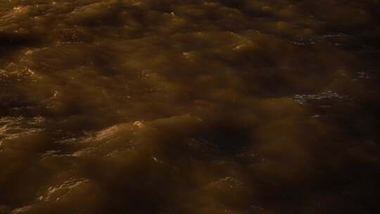 夜晚浑浊河水浑浊海水特写水流视频素材模板下载
