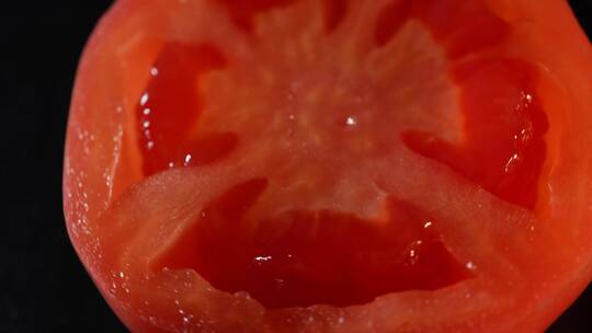 微距番茄种子番茄果肉