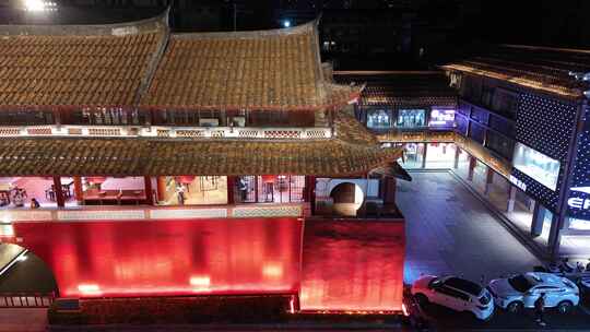 福建莆田地标建筑古谯门夜景