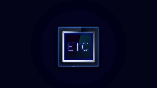 ETC三维科技感电路板生长线条场景