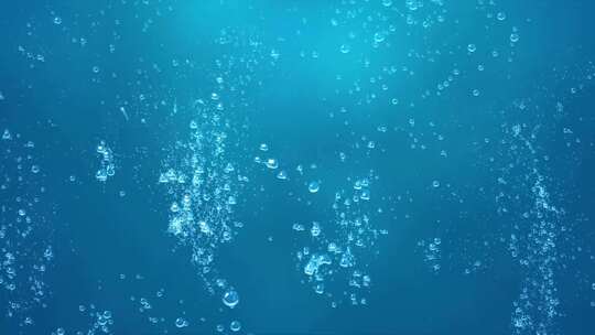 水下气泡背景、水元素