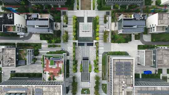 现代城市车流俯拍合集