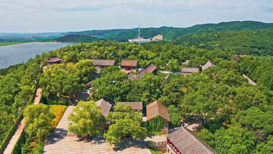 中国吉林叶赫那拉城清代古代建筑城市景点