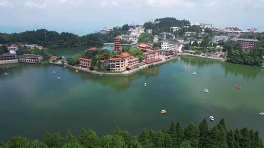 湖北咸宁九宫山风景区云中湖