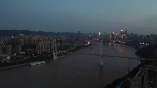 中国重庆城市风光航拍4K视频素材模板下载