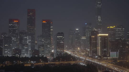 城市夜色 都市夜景视频素材模板下载