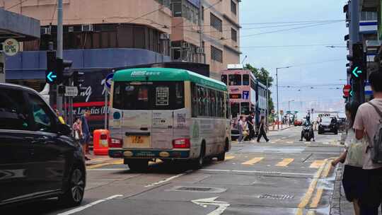 【正版素材】香港城市街道