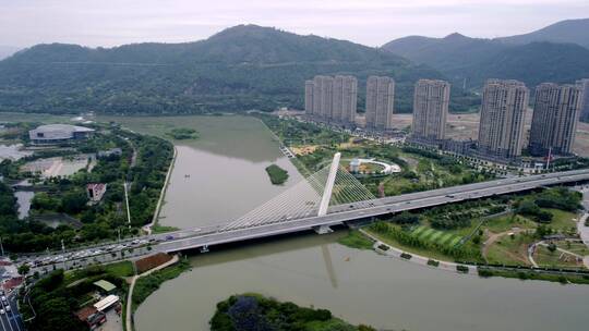 天宝陂城市风光