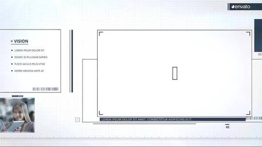 商务风企业历史图文展示宣传片AE模板