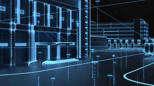 科技物流交通运输码头集装箱