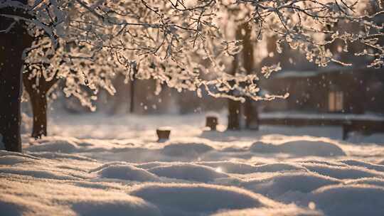 唯美雪景