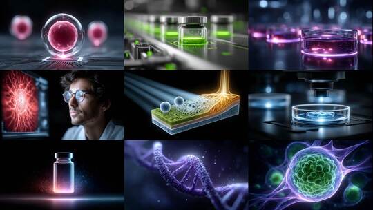基因疫苗研发微观探索高清在线视频素材下载