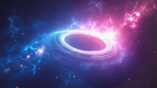 宇宙穿梭时空隧道空镜4K