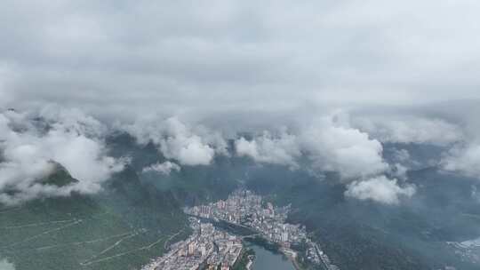 河池天峨县航拍