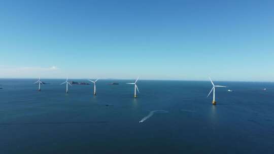 平潭 海上风电 新能源  海上发电 风车