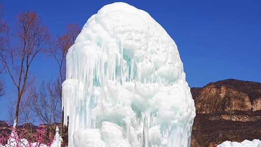 沕沕水 沕沕水景区 冰瀑 寒冷 冬季 冬天