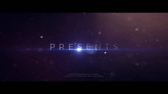 明亮整洁粒子文本过渡AE模板