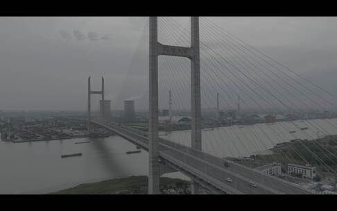 闵浦大桥航拍03（4K/50fps/灰档/降噪）