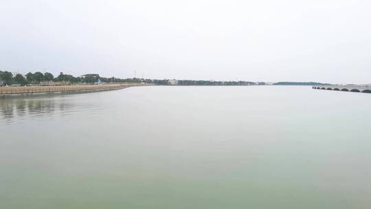 青浦淀山湖湖景视频素材模板下载