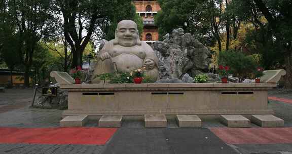 典雅寺院古建筑 苏州北寺塔