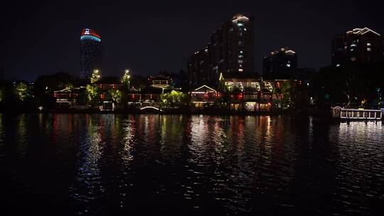 杭州桥西历史文化街区夜景