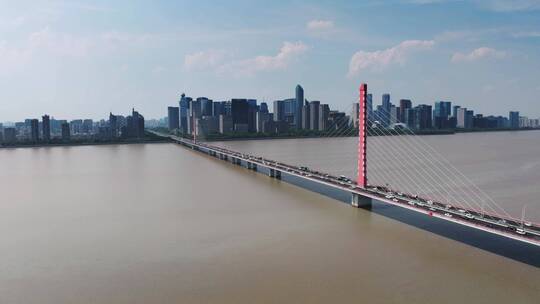 杭州钱江三桥视频素材模板下载
