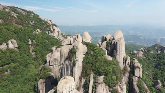 航拍福建宁德太姥山