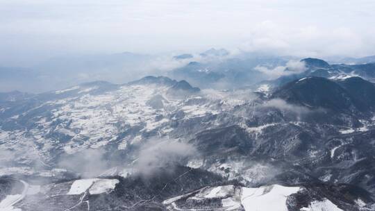 无人机4k航拍雪山云海延时视频素材模板下载