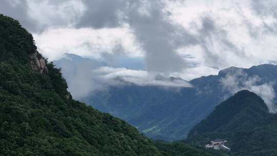 美丽中国河南伏牛山老界岭自然风光