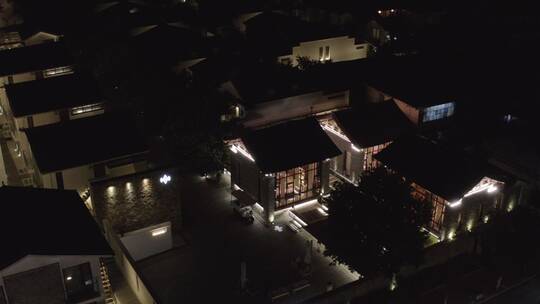 夜市酒店民宿航拍素材视频素材模板下载