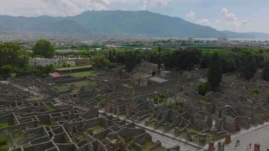 庞贝，遗址，古城，旅游景点